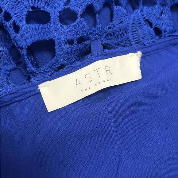 NWT NEW ASTR Lace Midi Fit and Flare Dress, size XXL, blue - Picture 8 of 8